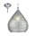 MELILLA Lampa wisząca 33 cm srebrna