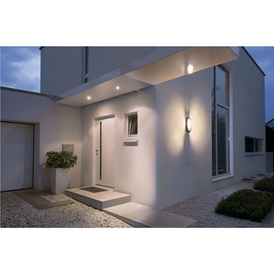 MERIDIAN 2 Lampa zewnętrzna ścienna E27 IP54 antracytowa
