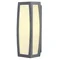 MERIDIAN BOX SENSOR Lampa zewnętrzna ścienna E27 IP54 antracytowa z czujnikiem ruchu