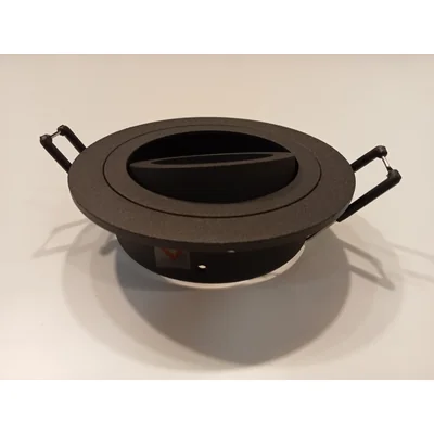 MINI CALTI Lampa wpuszczana 9,5cm 50W GU10 IP20 czarna