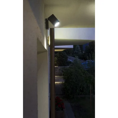 MINI Lampa zewnętrzna ścienna regulowana ciemny popiel