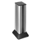 Minikolumna 2-stronna, wys. 451mm, 2x3-modułowa, 12x K45, aluminium