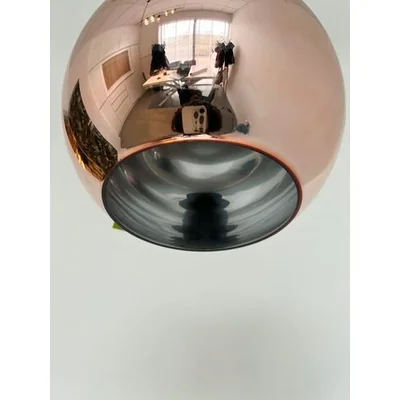 MIRROR GLOW Lampa wisząca E27 IP20 miedziana