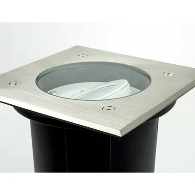 Mix Lampa zewnętrzna najazdowa kwadratowa 15x15 cm stal nierdzewna