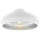 Mogano Lampa sufitowa 40cm biały/srebrny