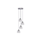 MORA 4 Lampa wisząca chrom