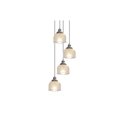 MORA 4 Lampa wisząca chrom