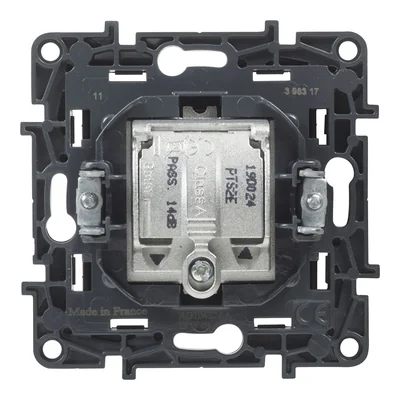 NILOE-STEP Gniazdo TV-RD-SAT przelotowe czarne