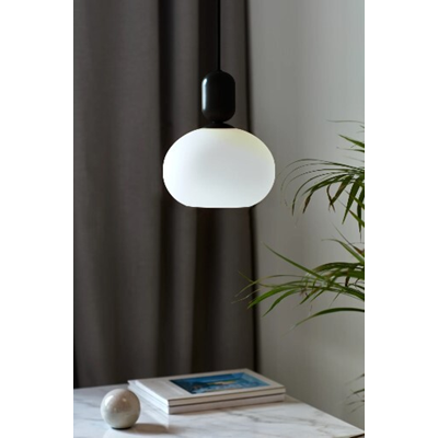 Notti Lampa wisząca 20 cm 40 W E14 IP20 czarna