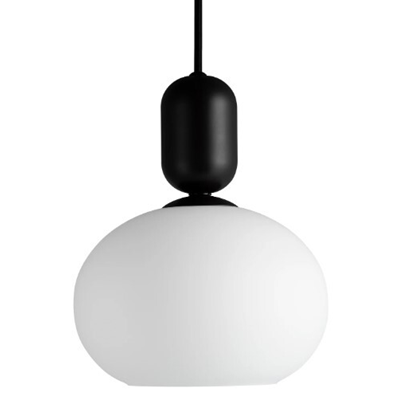 Notti Lampa wisząca 20 cm 40 W E14 IP20 czarna