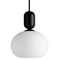 Notti Lampa wisząca 20 cm 40 W E14 IP20 czarna