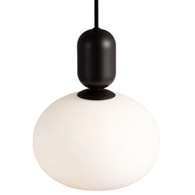 Notti Lampa wisząca 20 cm 40 W E14 IP20 czarna