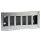 Obudowa podtynkowa S500 6-modułowa 12×K45 stal nierdzewna