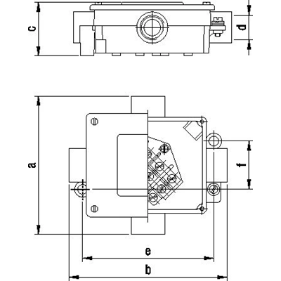 Odgałęźnik metalowy 5x4/3-16 IP-55