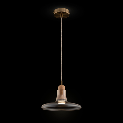 Ola Lampa wisząca 25 cm bursztynowa