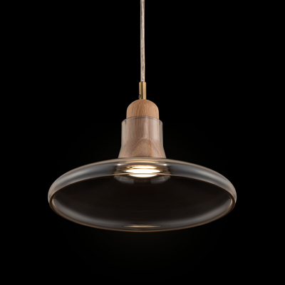 Ola Lampa wisząca 25 cm bursztynowa