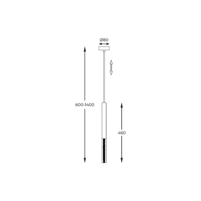 ONE Lampa wisząca chrom