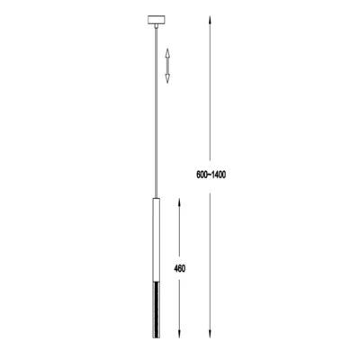 ONE Lampa wisząca chrom