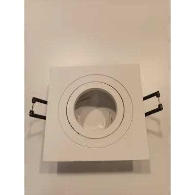 Oprawa wpuszczana oczko halogenowe kwadratowe białe matowe
