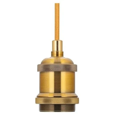 OPRAWKA METALOWA E27 ZŁOTA