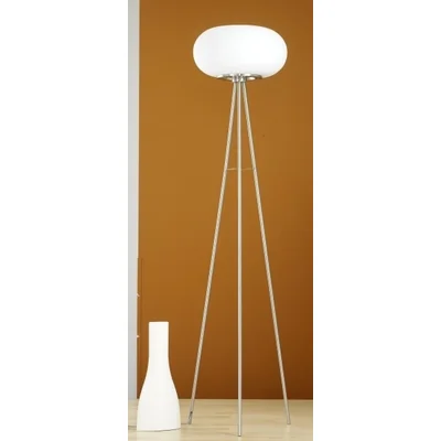 OPTICA Lampa podłogowa nikiel satynowy