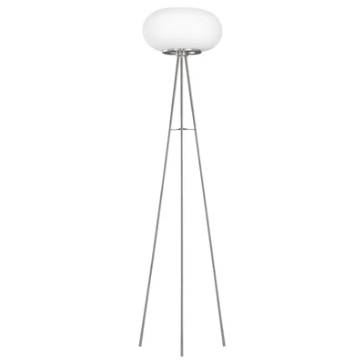 OPTICA Lampa podłogowa nikiel satynowy