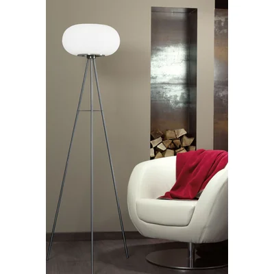 OPTICA Lampa podłogowa nikiel satynowy