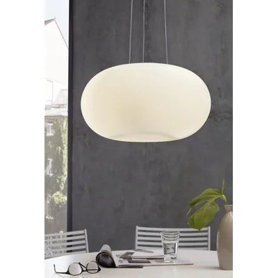 OPTICA Lampa wisząca 44,5 cm nikiel satynowy