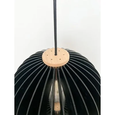 ORB Lampa wisząca E27 IP20 czarna