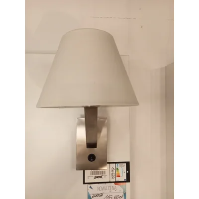 Orlando lampa ścienna biała nikiel