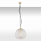 OVIEDO Lampa wisząca pojedyncza 30cm przezroczysta kryształ