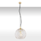 OVIEDO Lampa wisząca pojedyncza 30cm przezroczysta kryształ