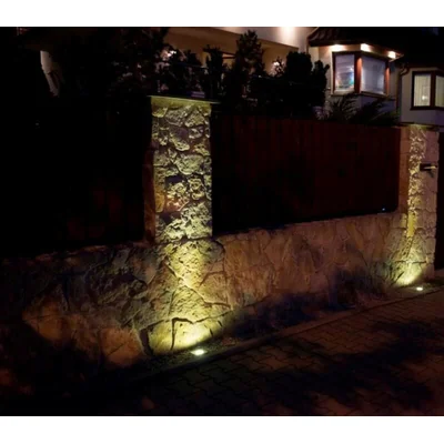 Pabla Lampa zewnętrzna najazdowa kwadratowa 10,4x10,4 cm stal nierdzewna