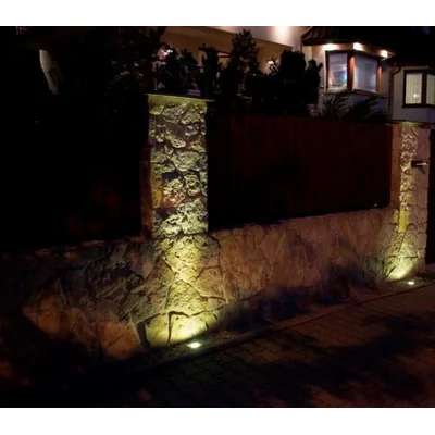 Pabla Lampa zewnętrzna najazdowa okrągła 10,4 cm stal nierdzewna