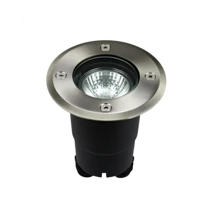 Pabla Lampa zewnętrzna najazdowa okrągła 10,4 cm stal nierdzewna