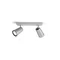PAISLEY bar/tube aluminium 2xNW Oświetlenie punktowe