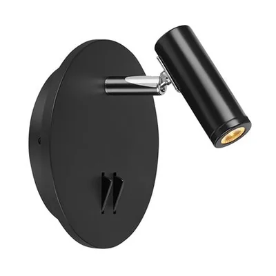 PALMA Lampa ścienna czarna