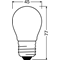 PARATHOM DIM CL P GL FR 25 dim 2,8W/827 E27 LAMPA LED W KLASYCZNYM KSZTAŁCIE