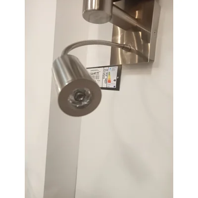 Pasteri Lampa ścienna nikiel satynowy