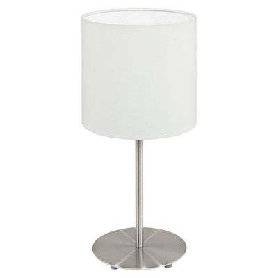 PASTERI Lampa stołowa 27,5 cm biała