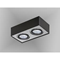 PAULO 2 230V Lampa sufitowa czarny-aluminium