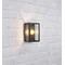PELHAM IP44 Lampa ścienna czarna