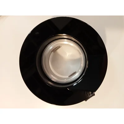 PERLA NERO Lampa wpuszczana czarna