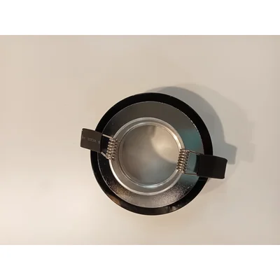 PERLA NERO Lampa wpuszczana czarna