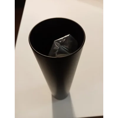 PET FINE Lampa sufitowa czarna mat ekspozycyjna