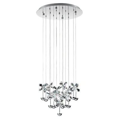 PIANOPOLI Lampa wisząca 50 cm chrom