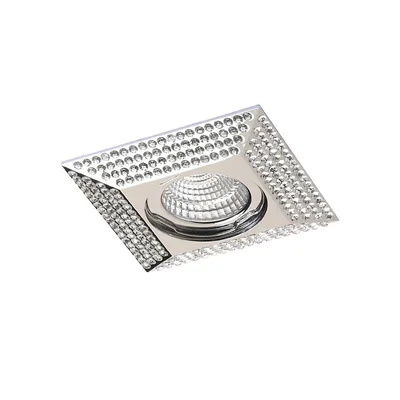 PIRAMIDE L Lampa sufitowa wpuszczana chrom