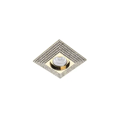 PIRAMIDE XL Lampa sufitowa wpuszczana złota