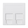 Plakietka teleinformatyczna S500 KRONE HK podwójna czysta biel