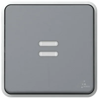 PLEXO Łącznik schodowy z podświetleniem szary